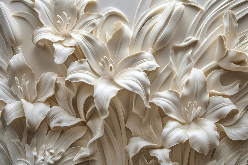 Carved Flower Garden — full design