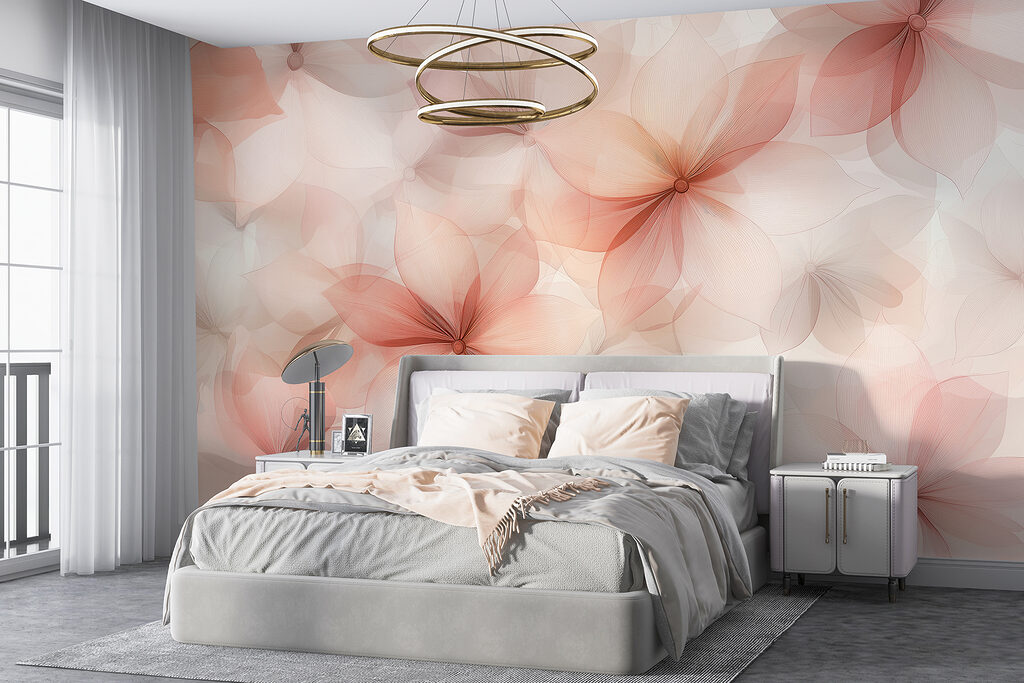 Translucent overlapping flowers — interior 2