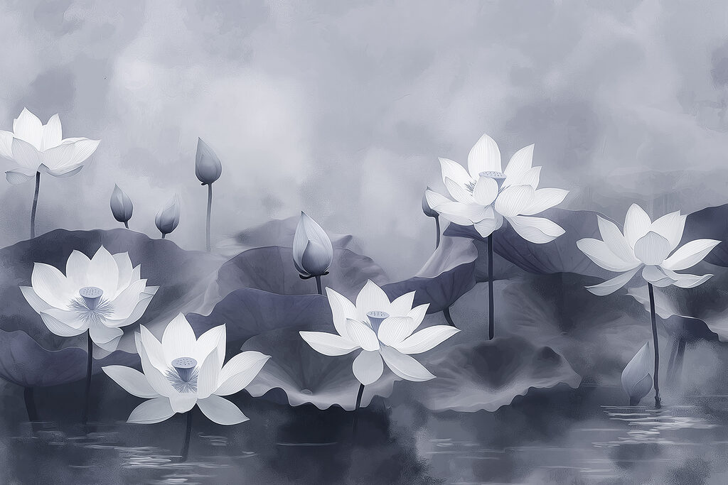Lotus on Still Water — full design