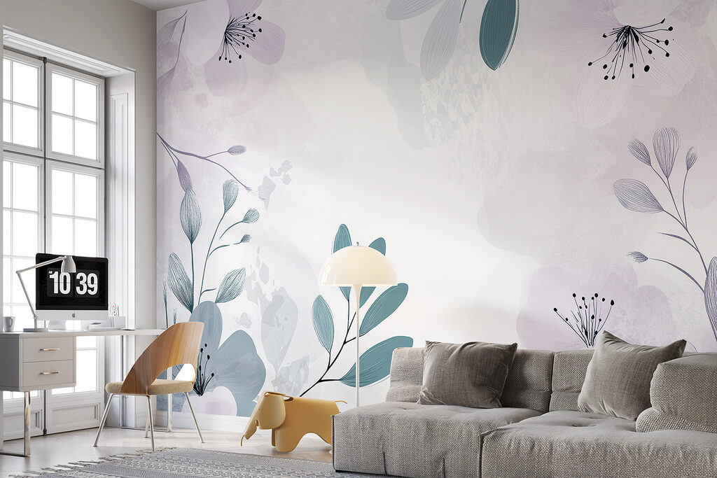 Flowers around an opening — interior 1
