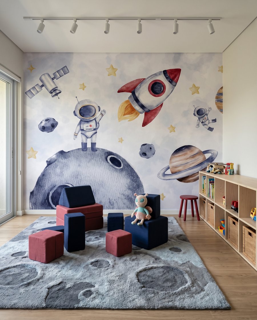 First Trip to Space in an interior
