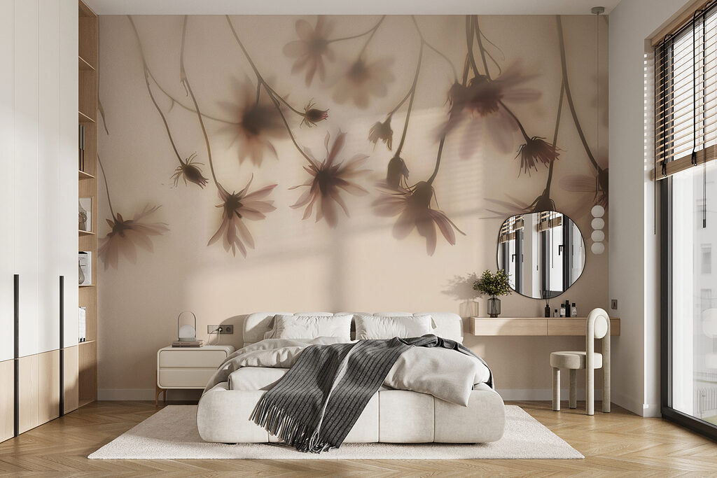 Hanging flower silhouettes — interior 3