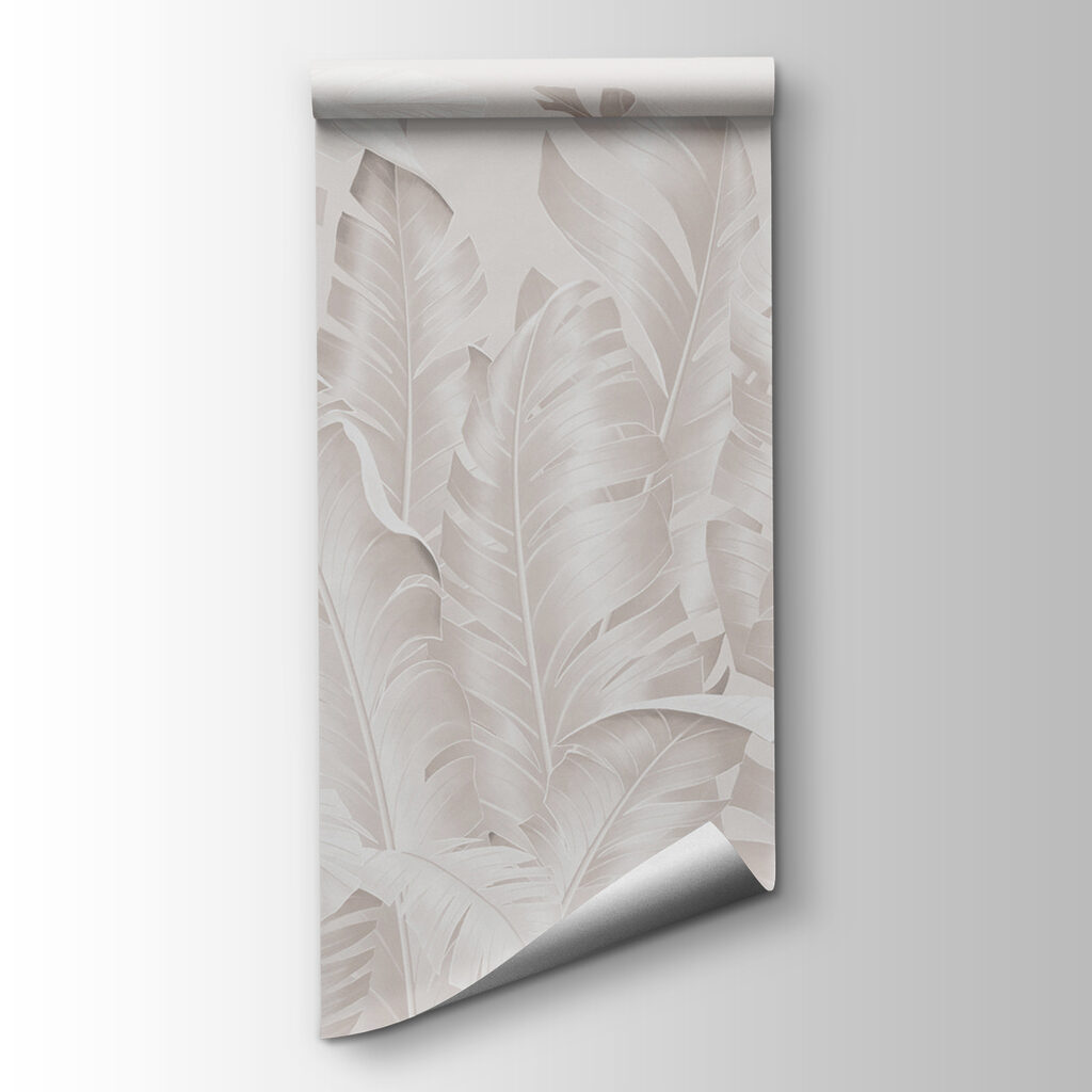 Dense white palm leaves — product view