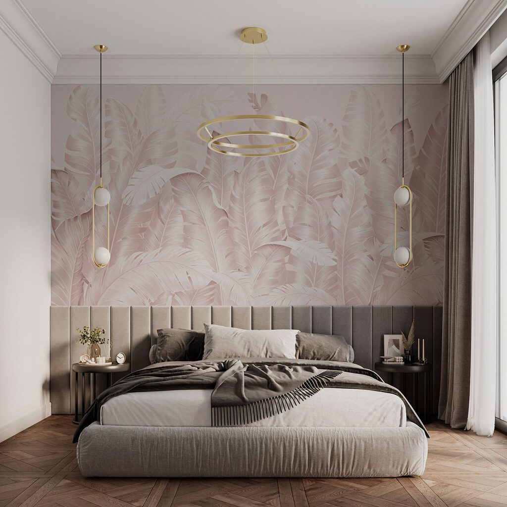 Feathery Leaf Layers in an interior