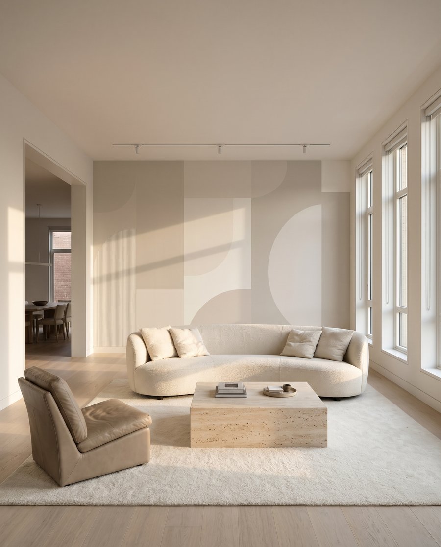 Gentle Geometry in an interior