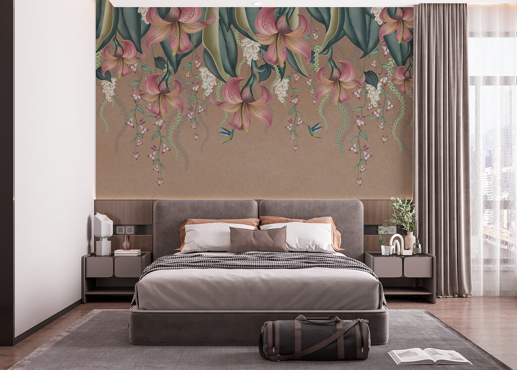 Hanging flowers and leaves — interior 3