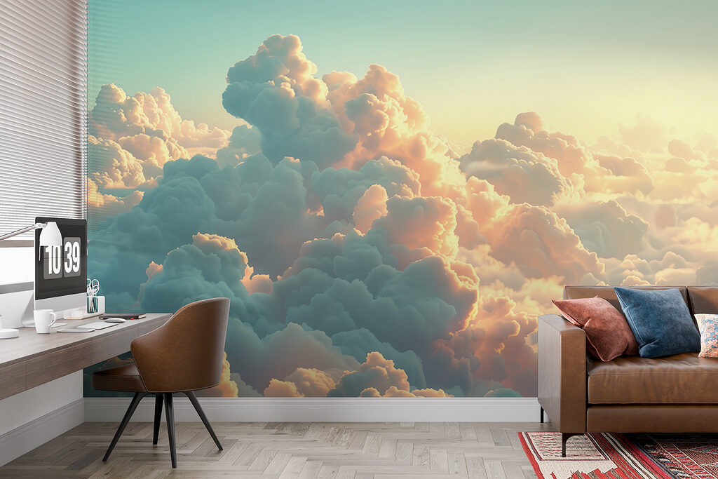Turquoise clouds at dusk — interior 5