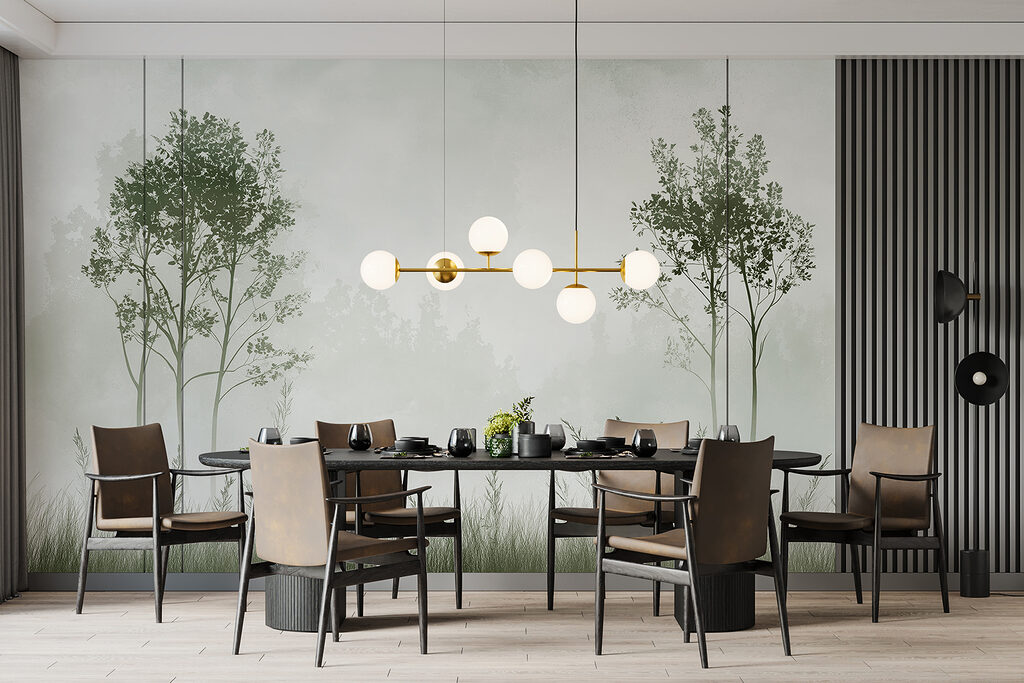 Trees in Morning Mist — interior 2