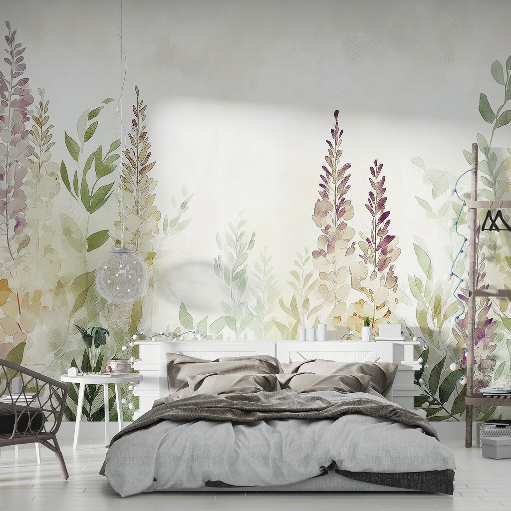 Lilac flower spikes — interior 1