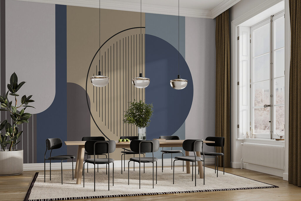 Circle between colour bands — interior 2