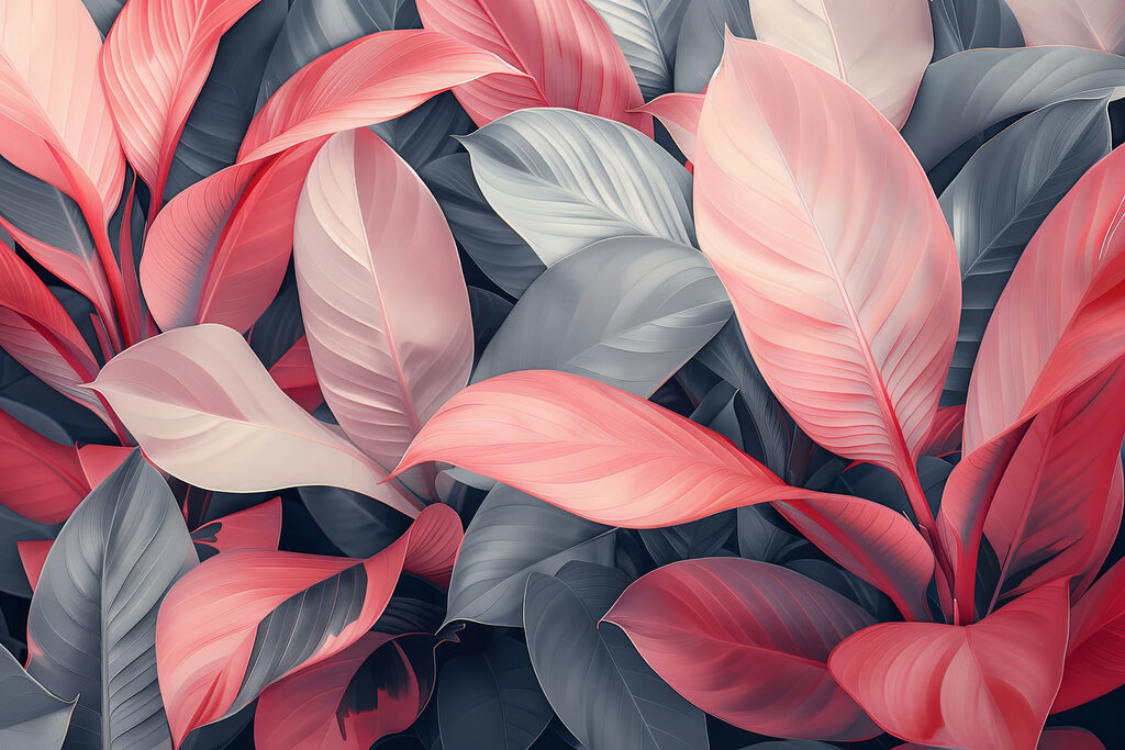 Broad overlapping leaves — full design