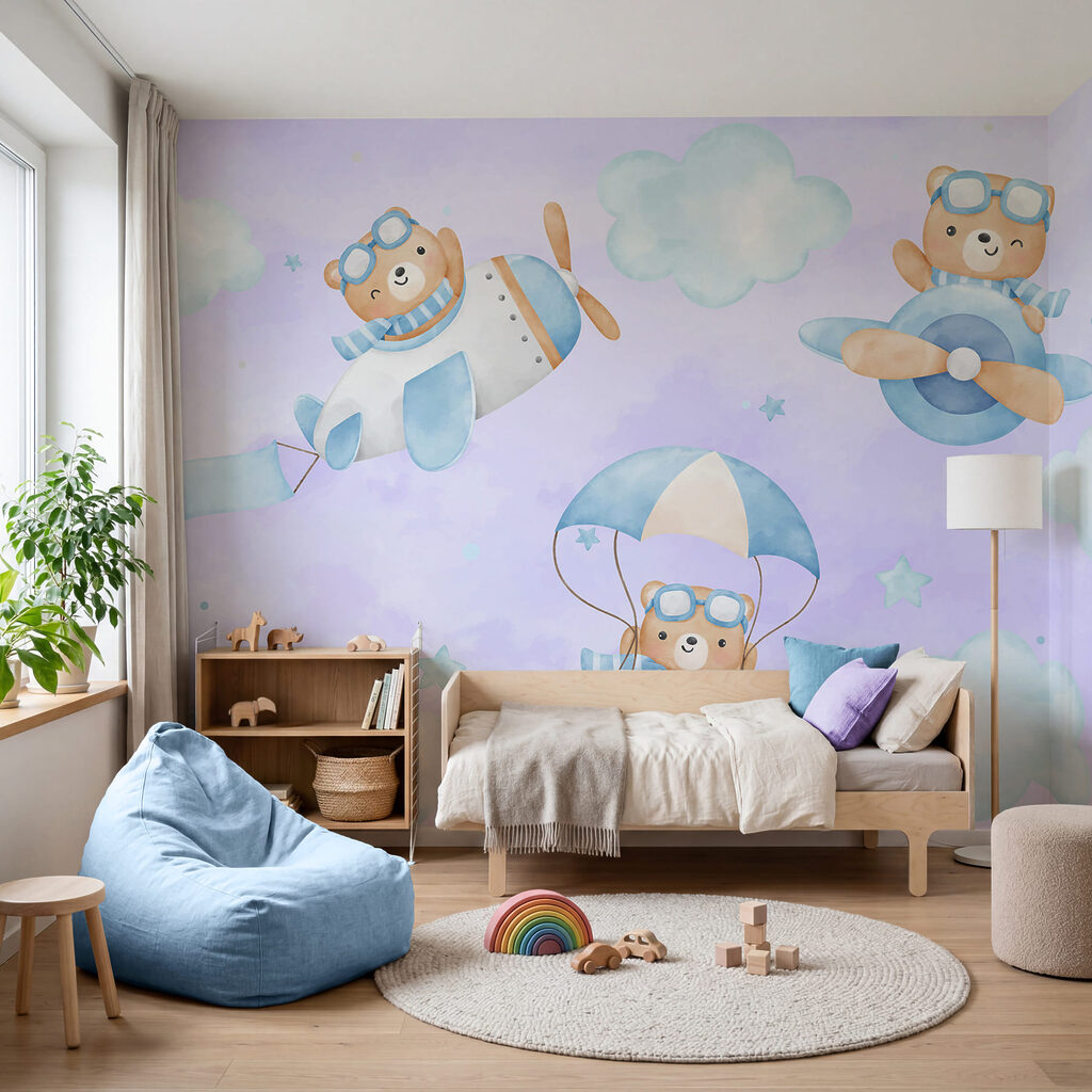 Bears taking flight — interior 1