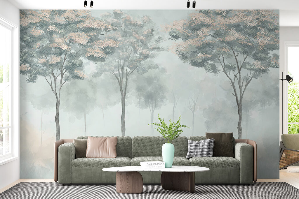 Fading trunks in mist — interior 4