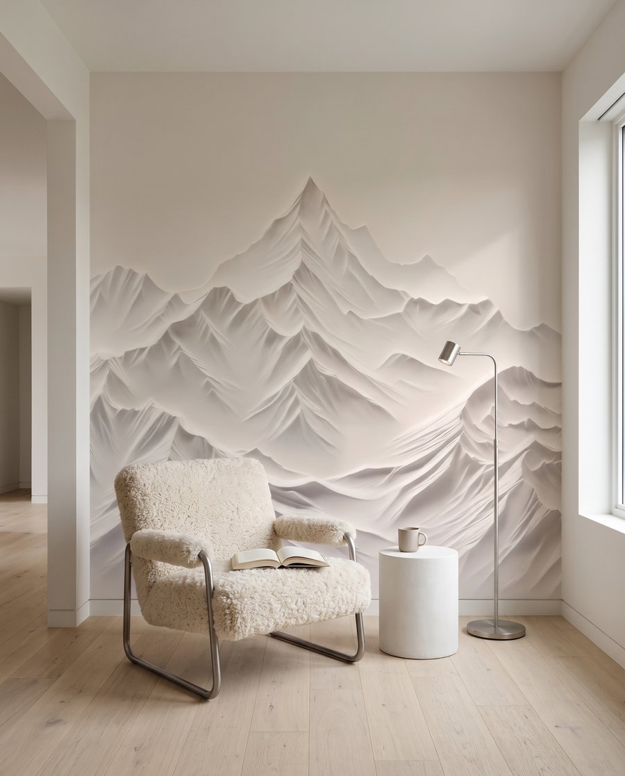 Folded Mountains in an interior
