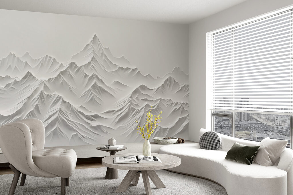 Folded Mountains in an interior