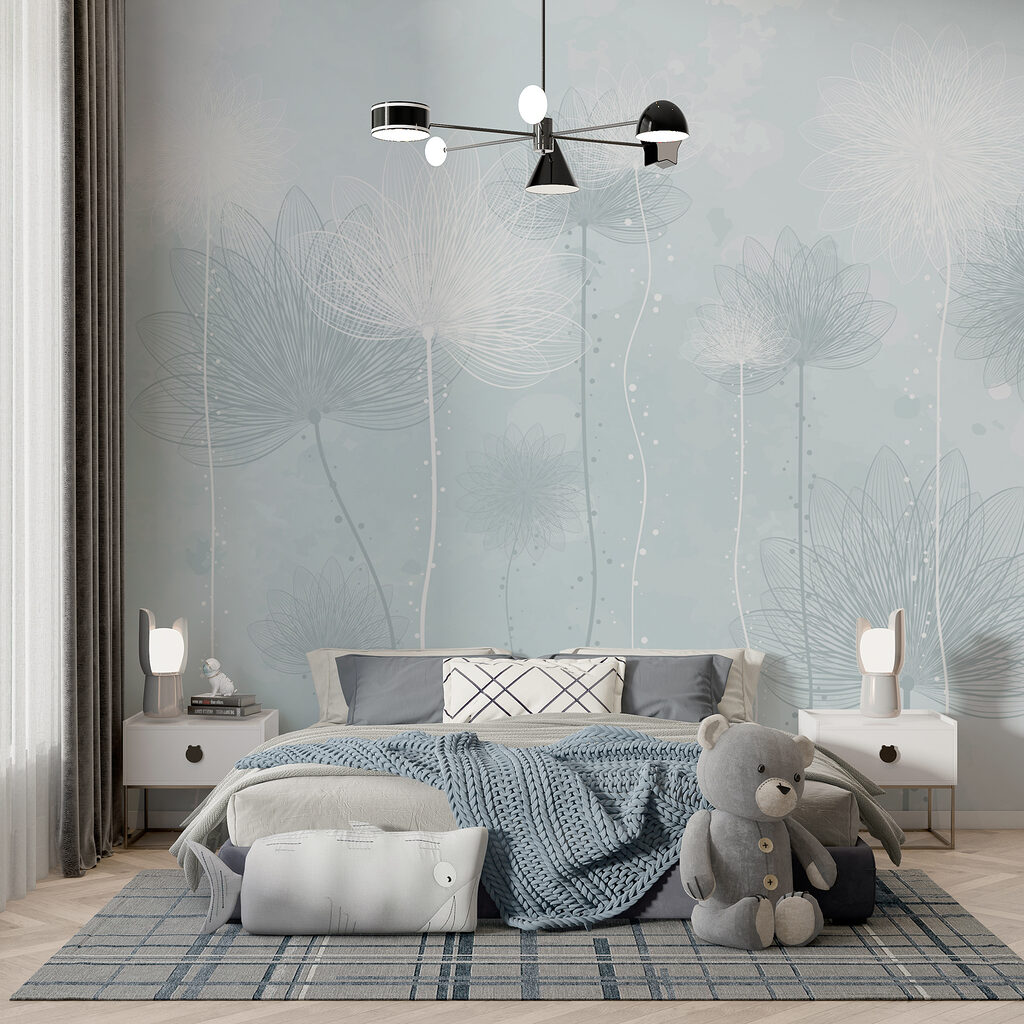 Delicate flower stems — interior 1
