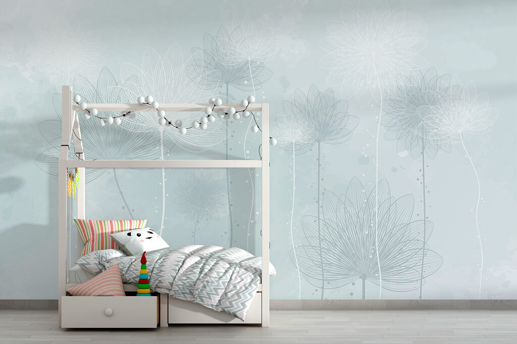 Delicate flower stems — interior 3