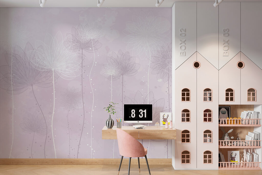 Faint Flower Stems — interior 2