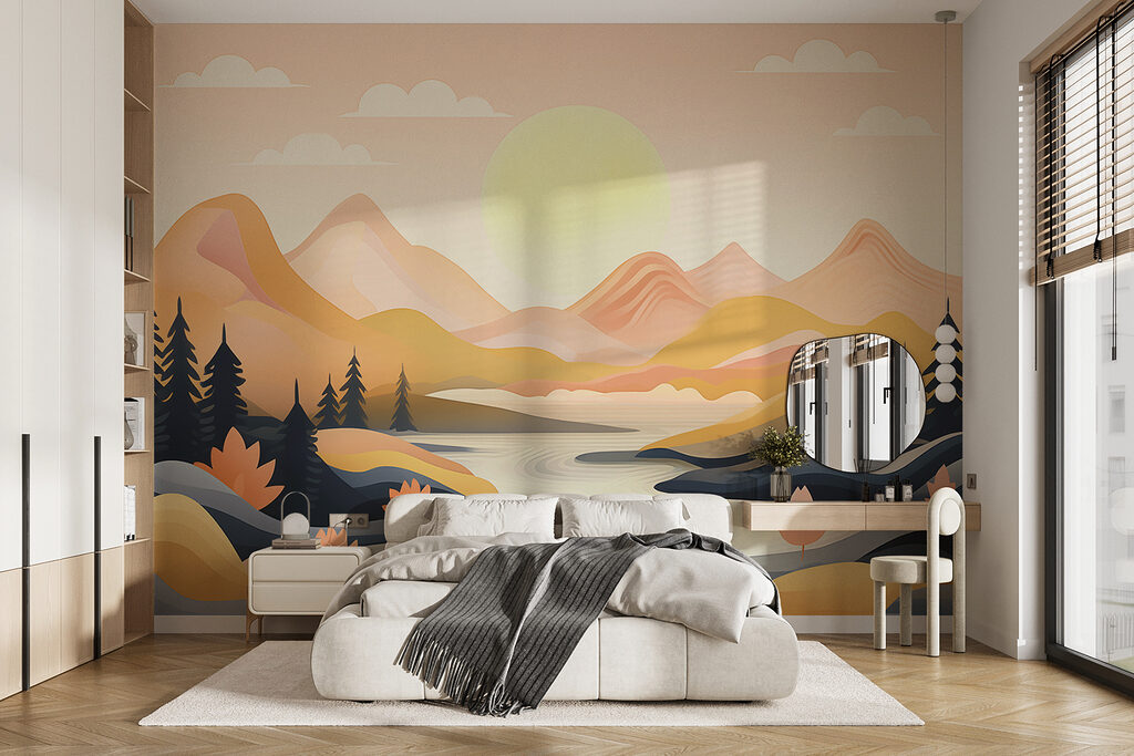 Sun above a river — interior 1