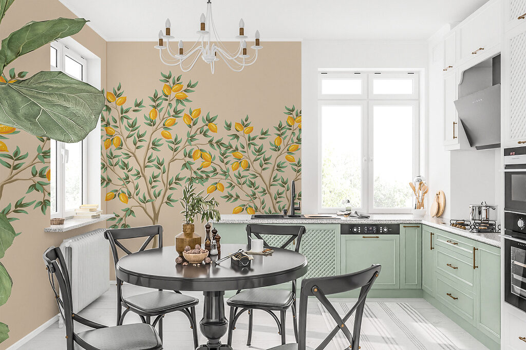 Little Citrus Trees in an interior