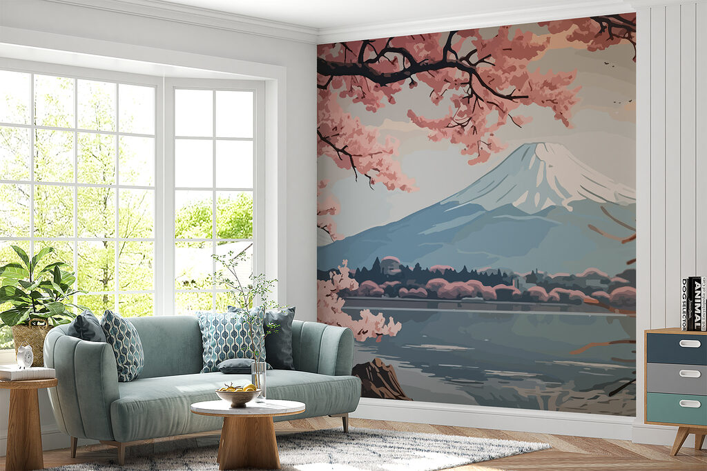 Blossom Mountain in an interior