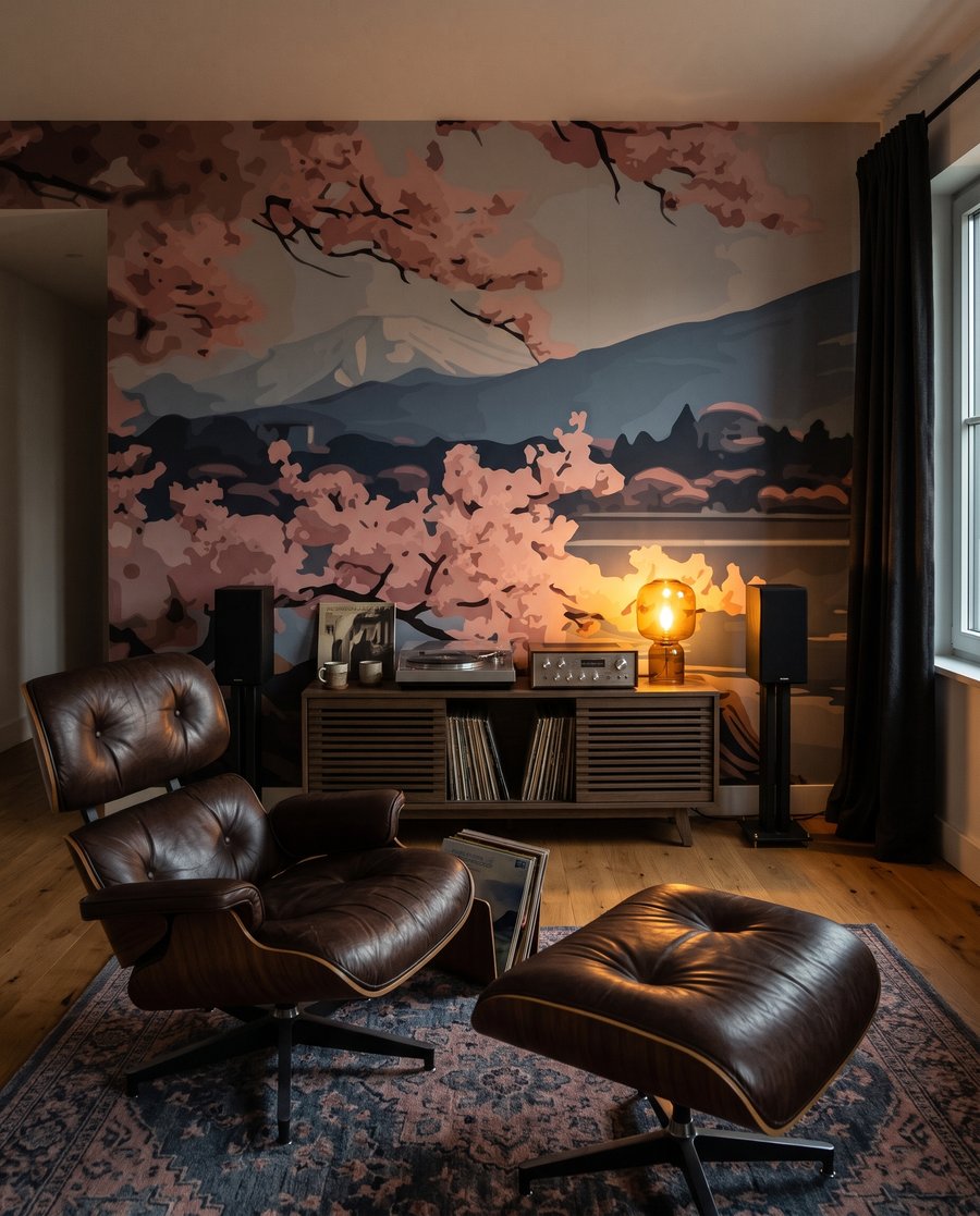 Blossom Mountain in an interior