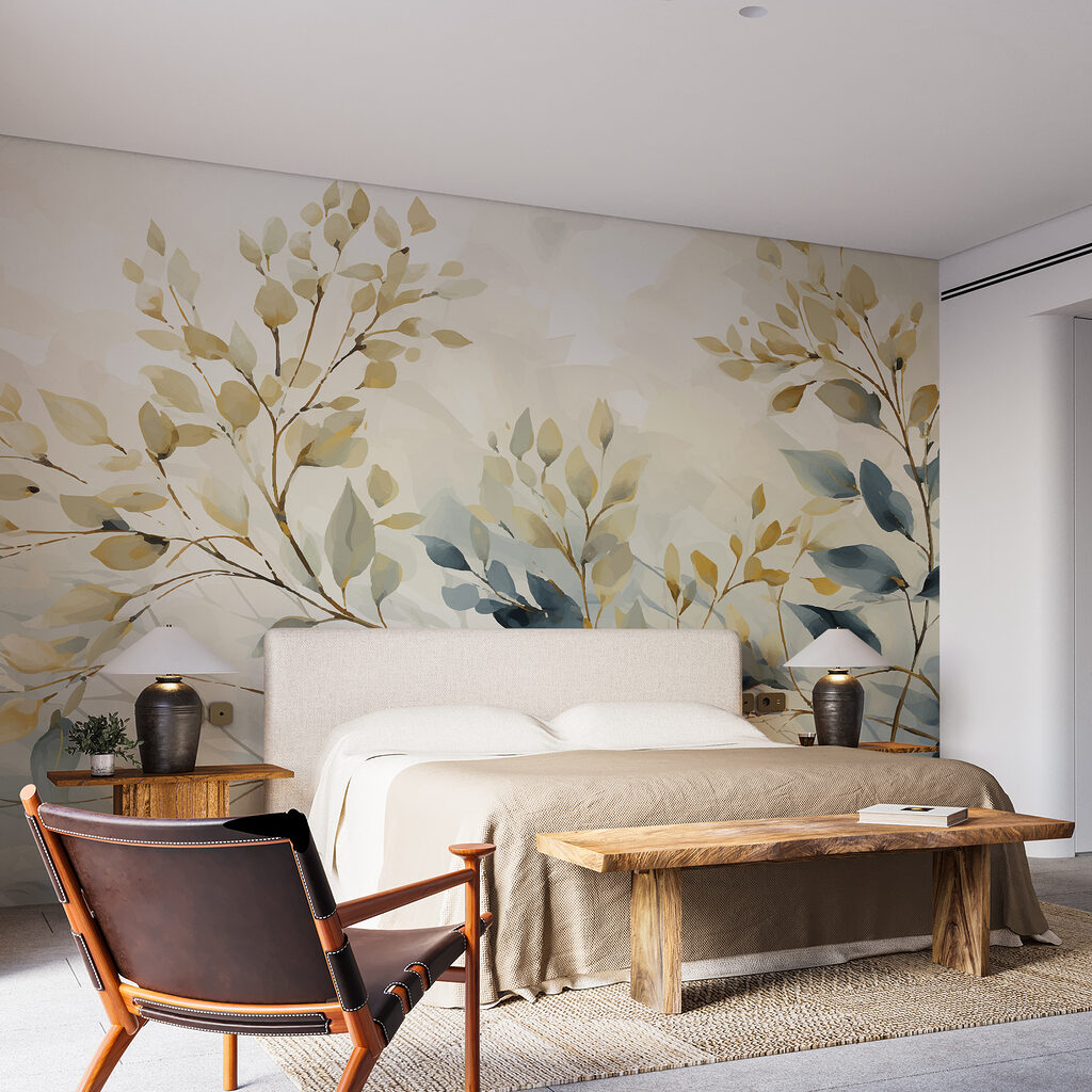 Delicate golden branches — interior 1