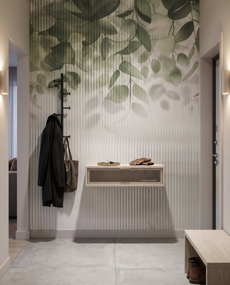 Leafy Window in an interior