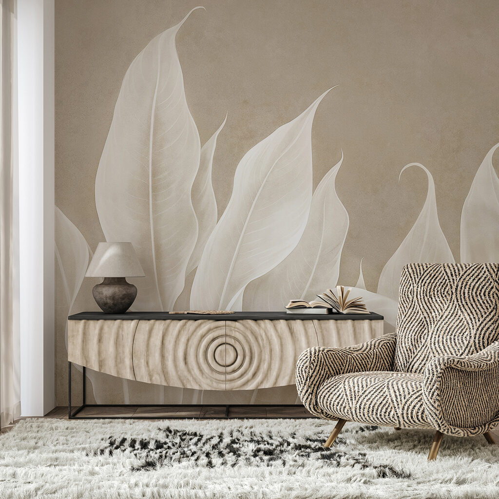 Translucent leaves rising — interior 4