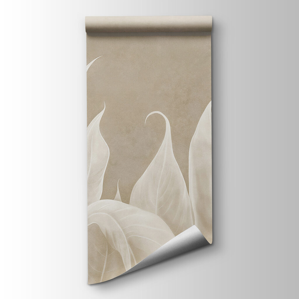 Translucent leaves rising — product view