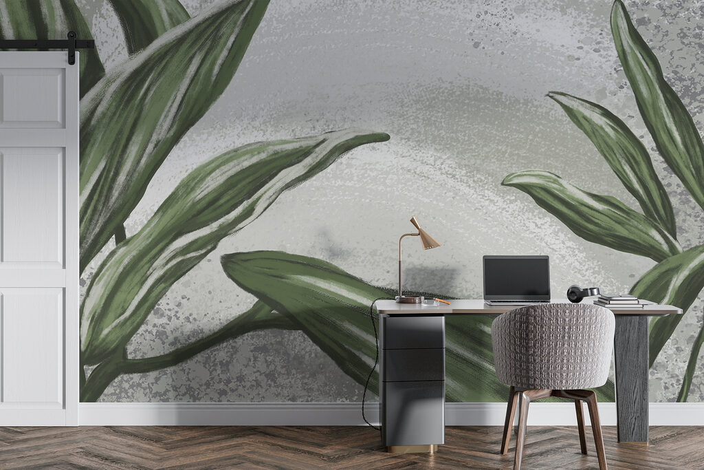 Long green leaves — interior 2