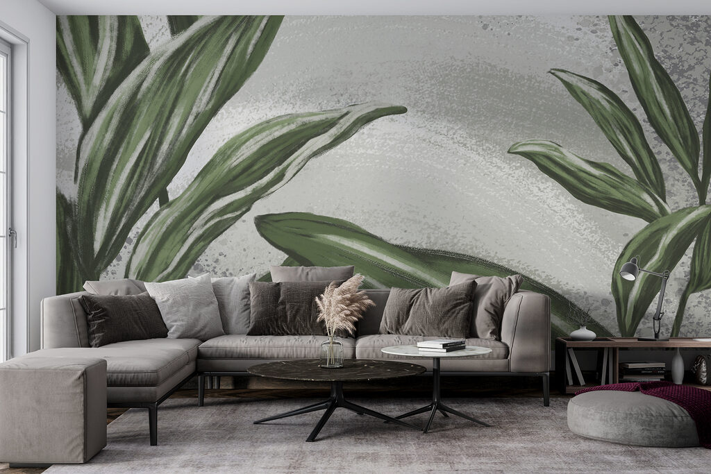 Long green leaves — interior 3