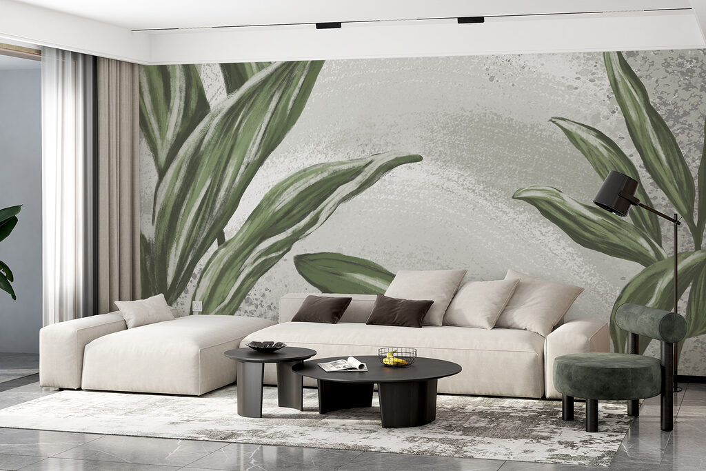 Long green leaves — interior 4
