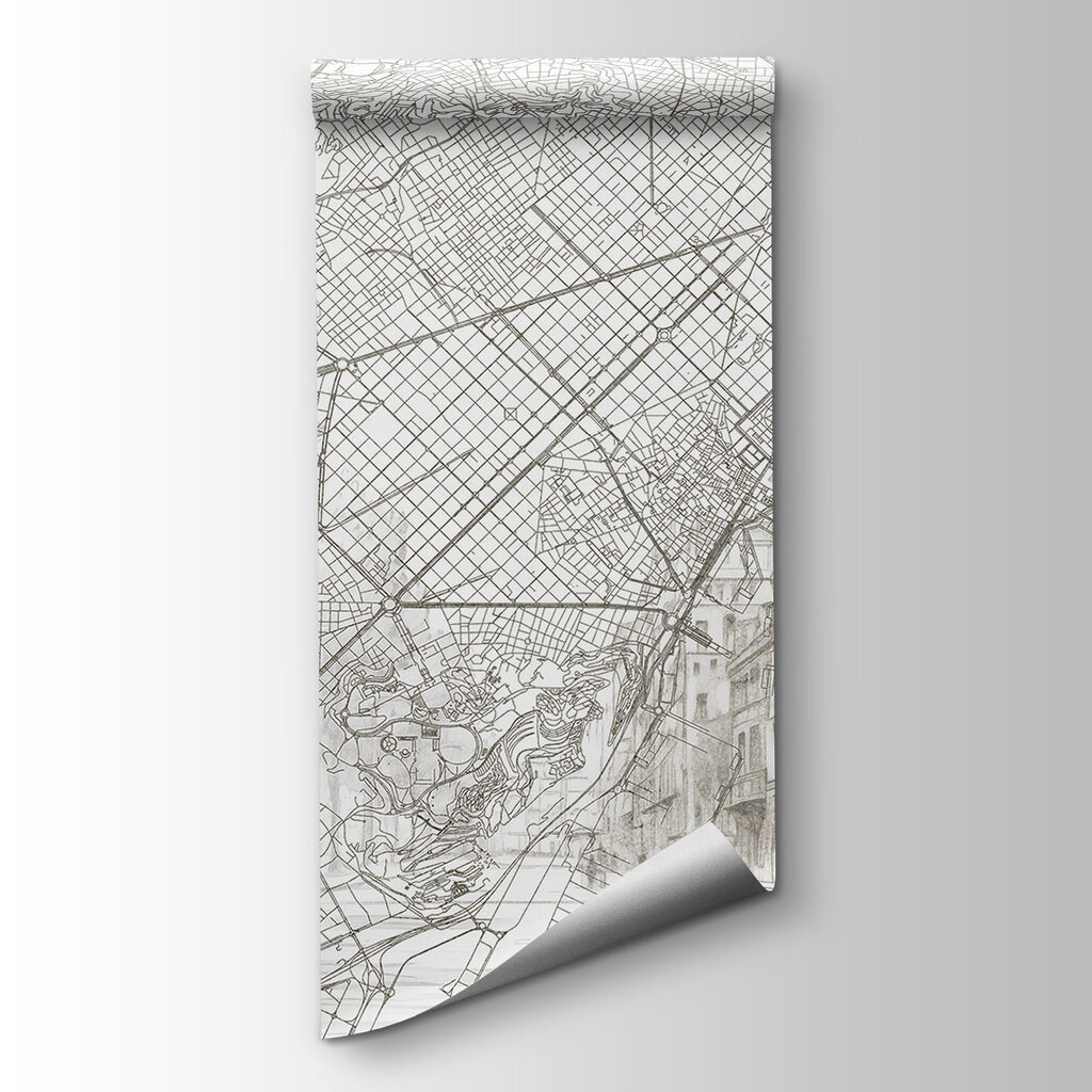 City map over facades — product view