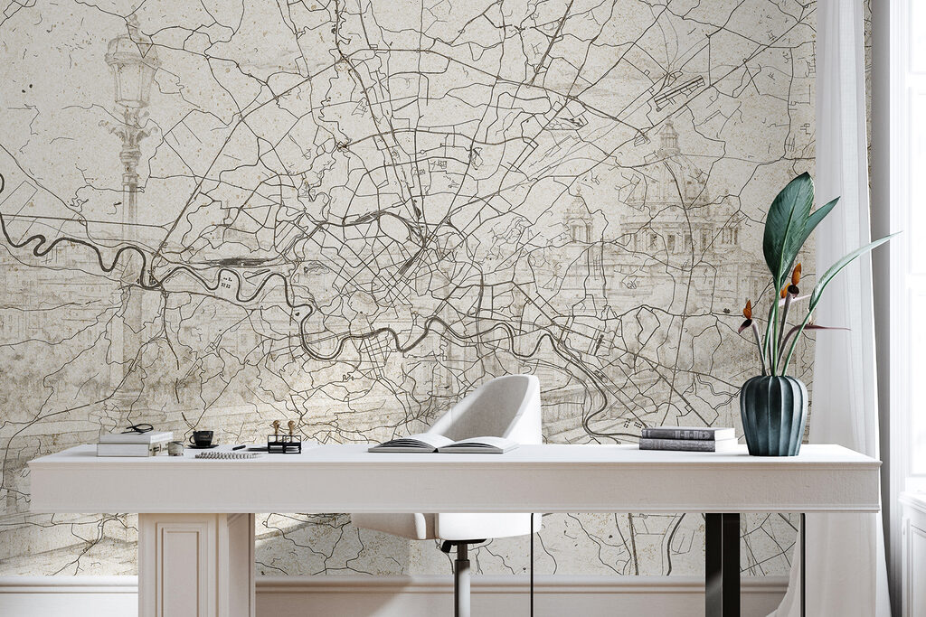 City map with river — interior 4