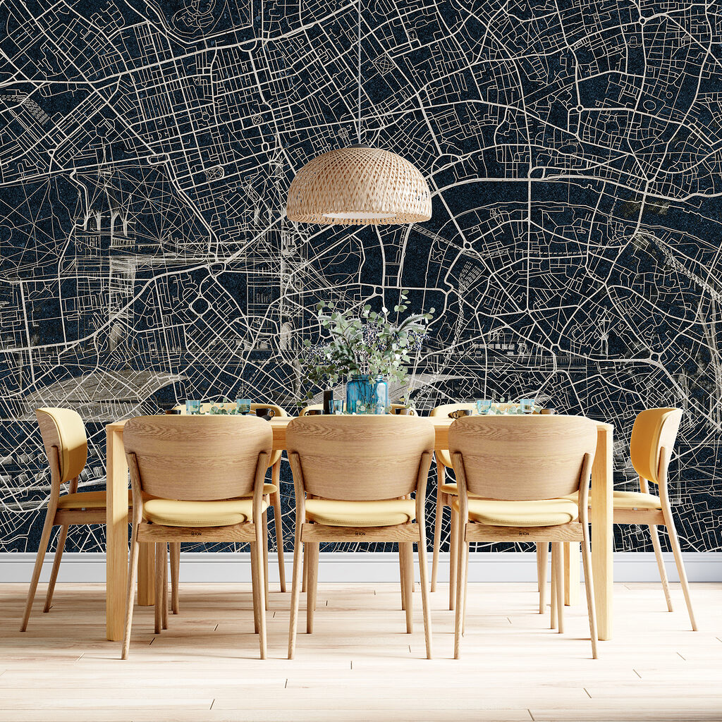 Urban Map Lines — interior 2