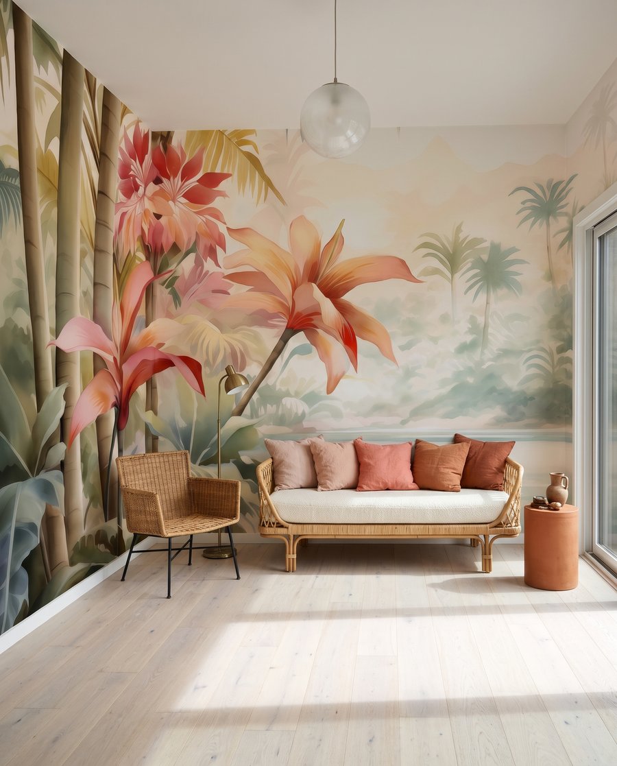Island Garden in an interior
