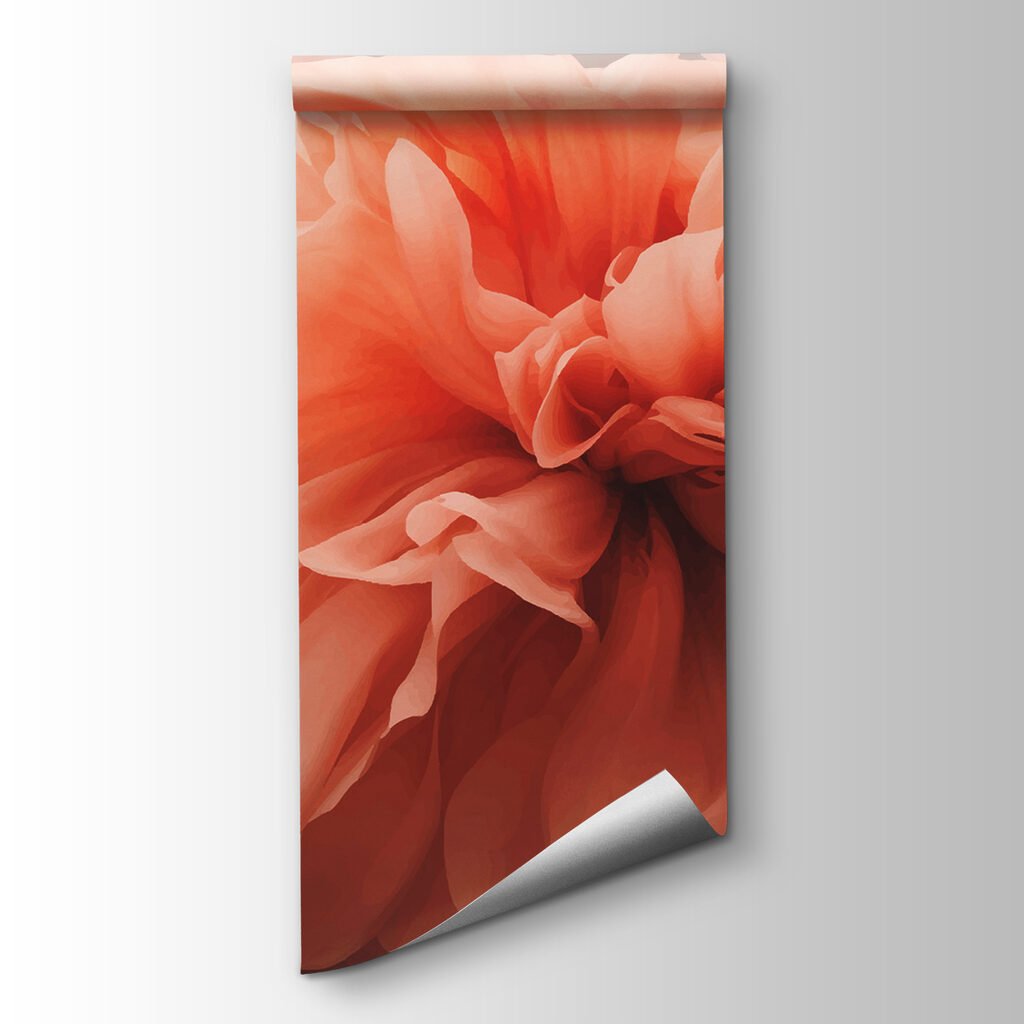 Peach peony, smoky edges — product view