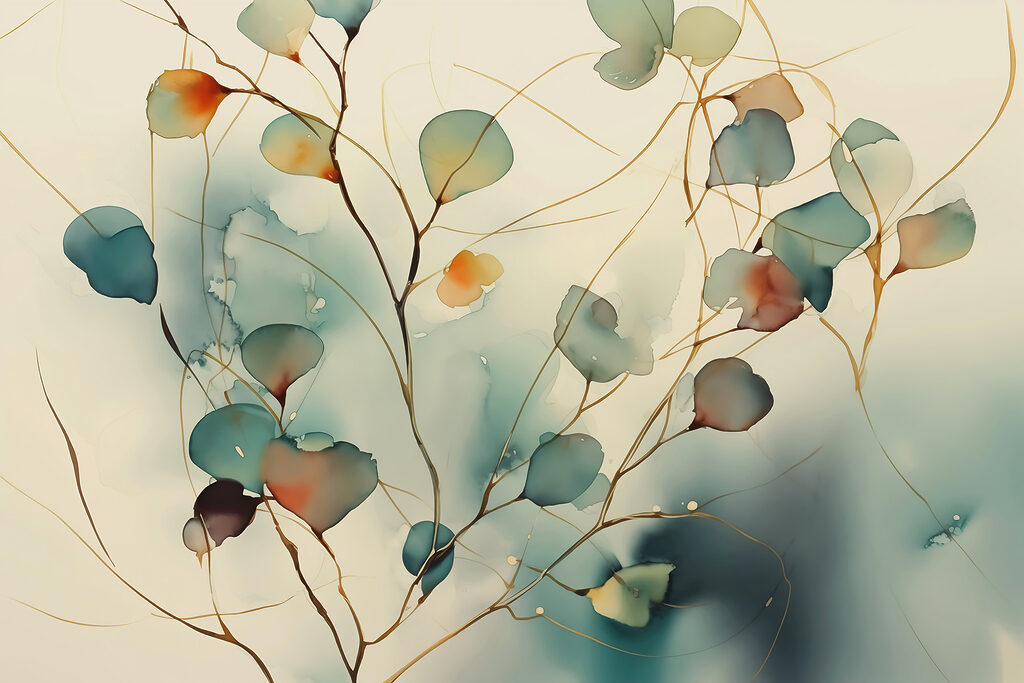 Round Leaf Reverie — full design