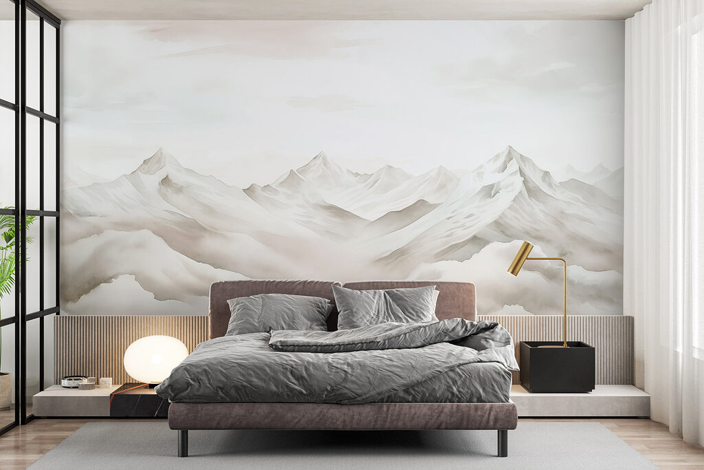 Peaks Above the Clouds in an interior