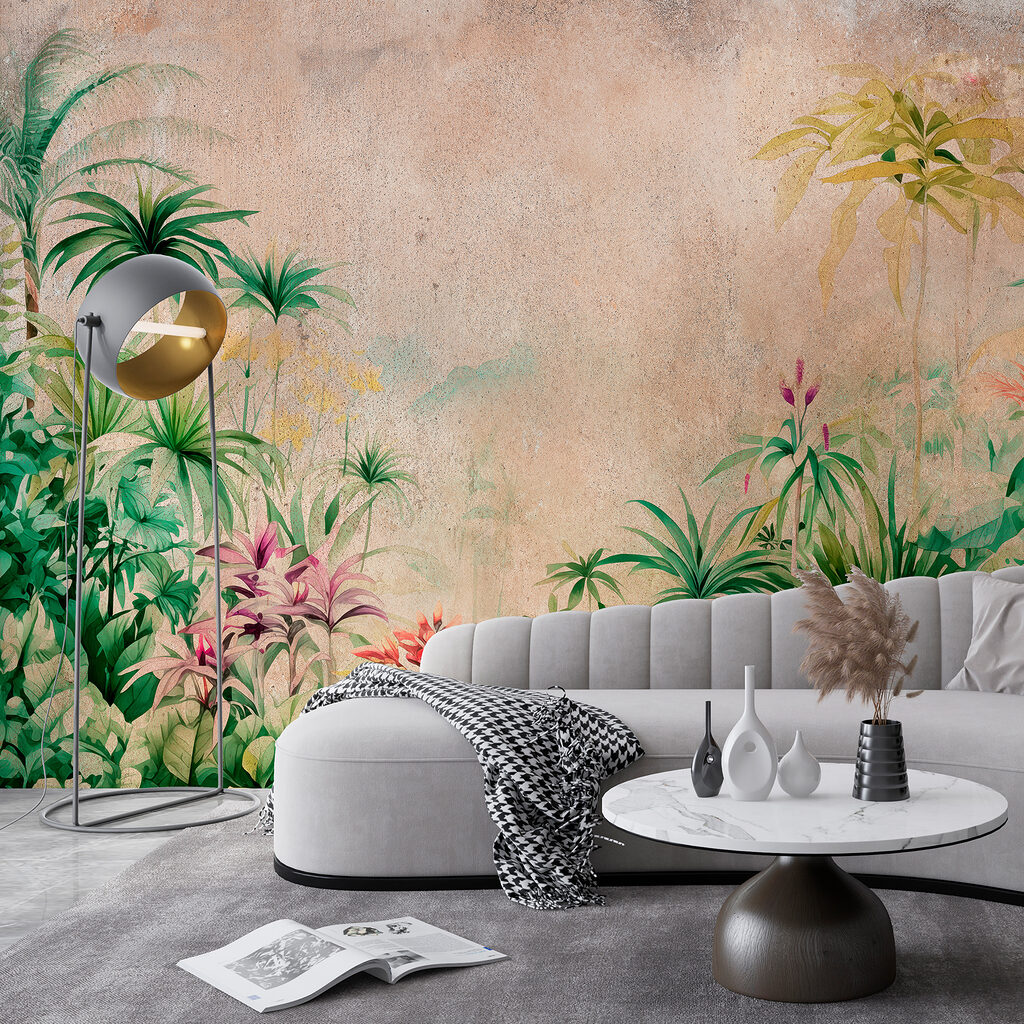 Tropical plant border — interior 2