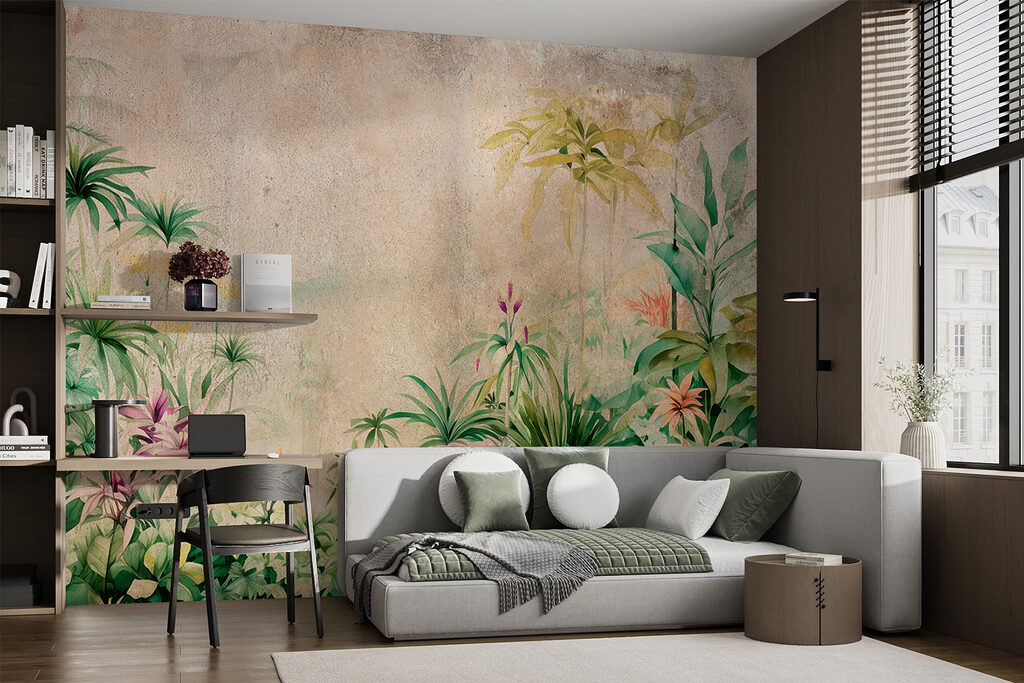 Tropical plant border — interior 3