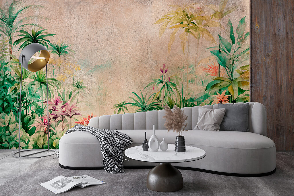 Tropical plant border — interior 4