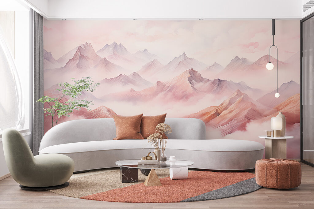 Mountain ridges in clouds — interior 2