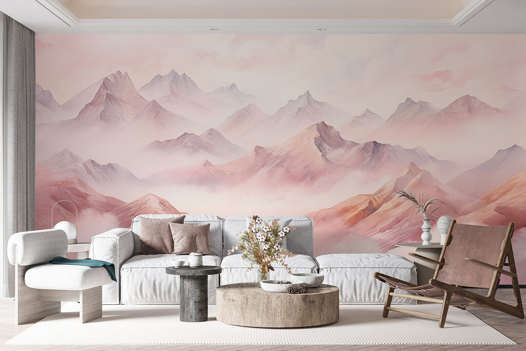 Mountain ridges in clouds — interior 3