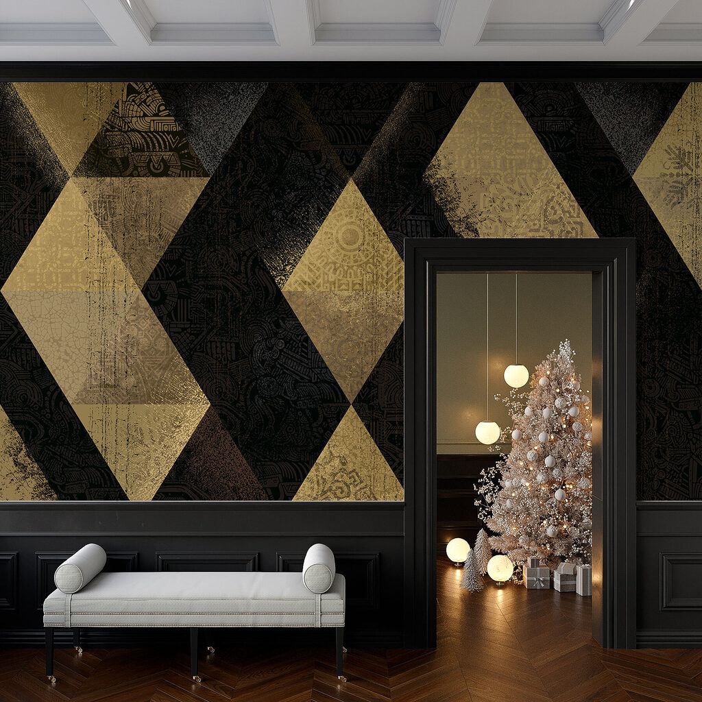 Weathered triangle pattern — interior 2
