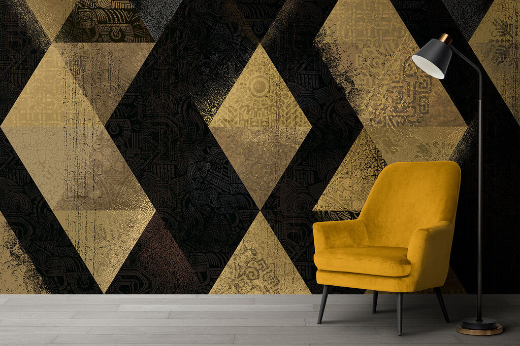 Weathered triangle pattern — interior 3