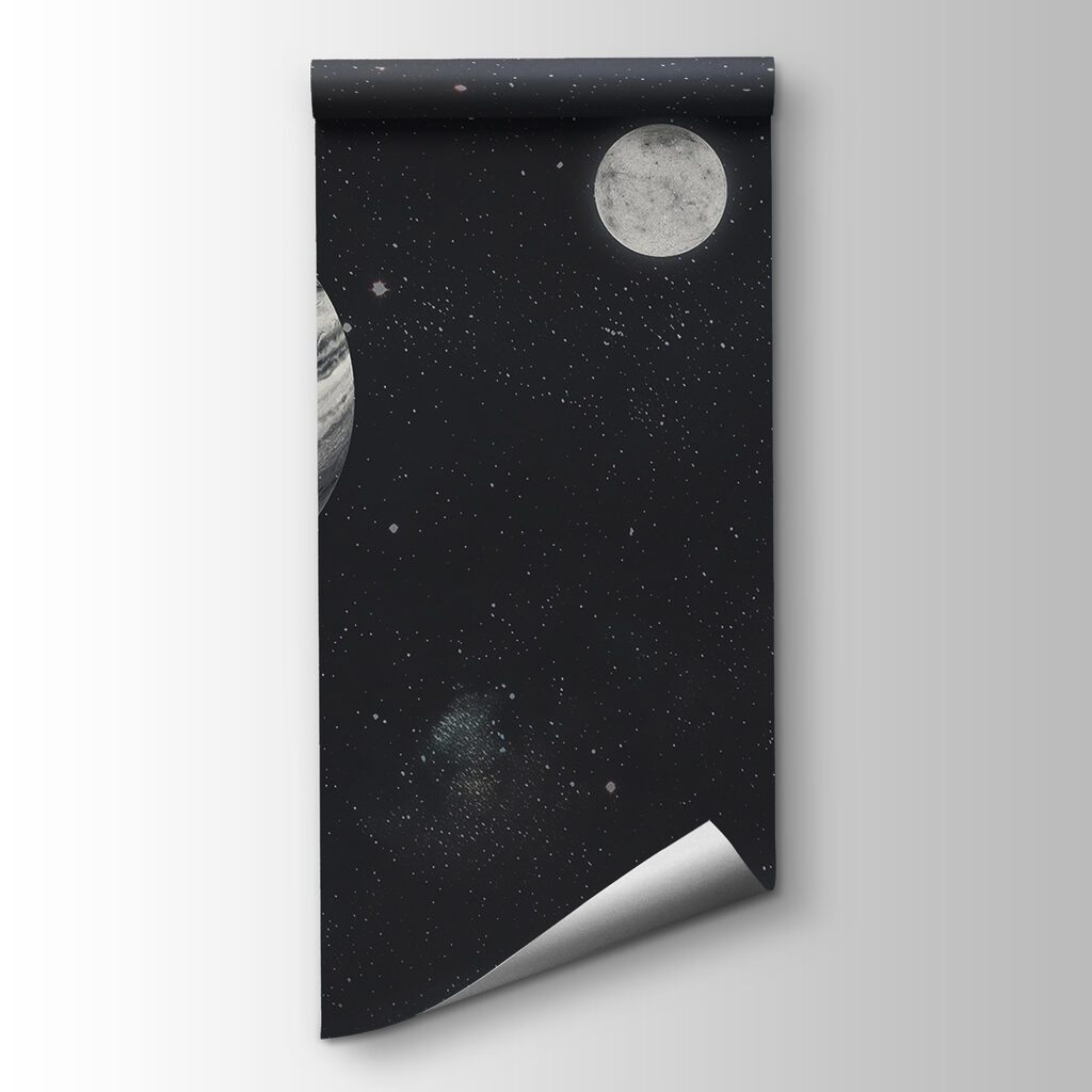 Black and white planets — product view