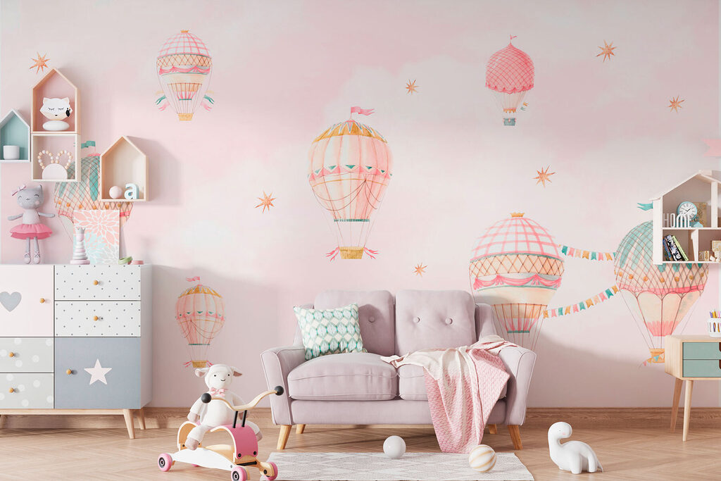 Small pastel balloons — interior 1