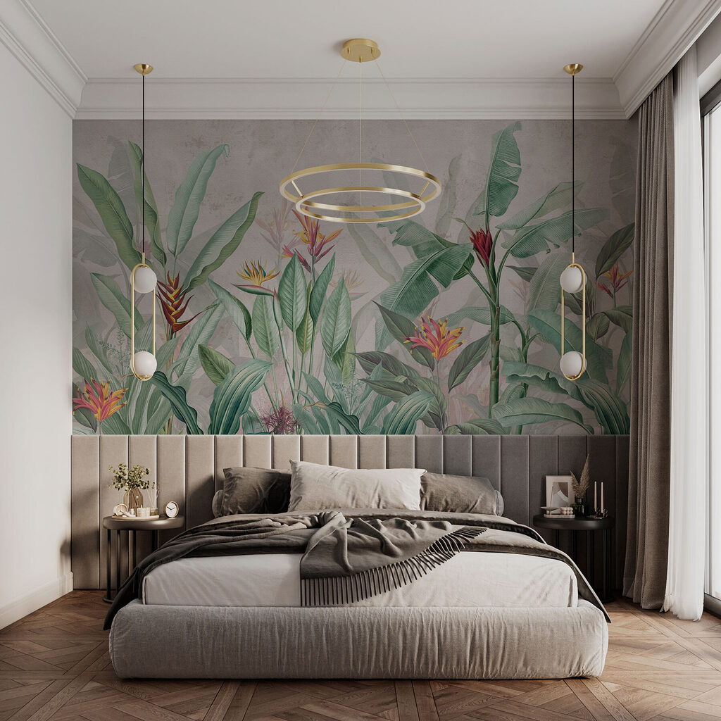 Birds in Tropical Leaves — interior 1